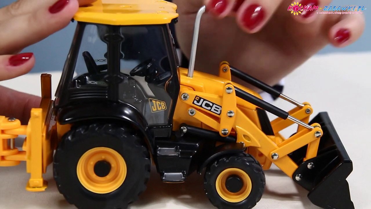JCB 3CX Backhoe Loader / Koparko-Ładowarka JCB 3CX - Britains - Tomy - 42702 - Recenzja