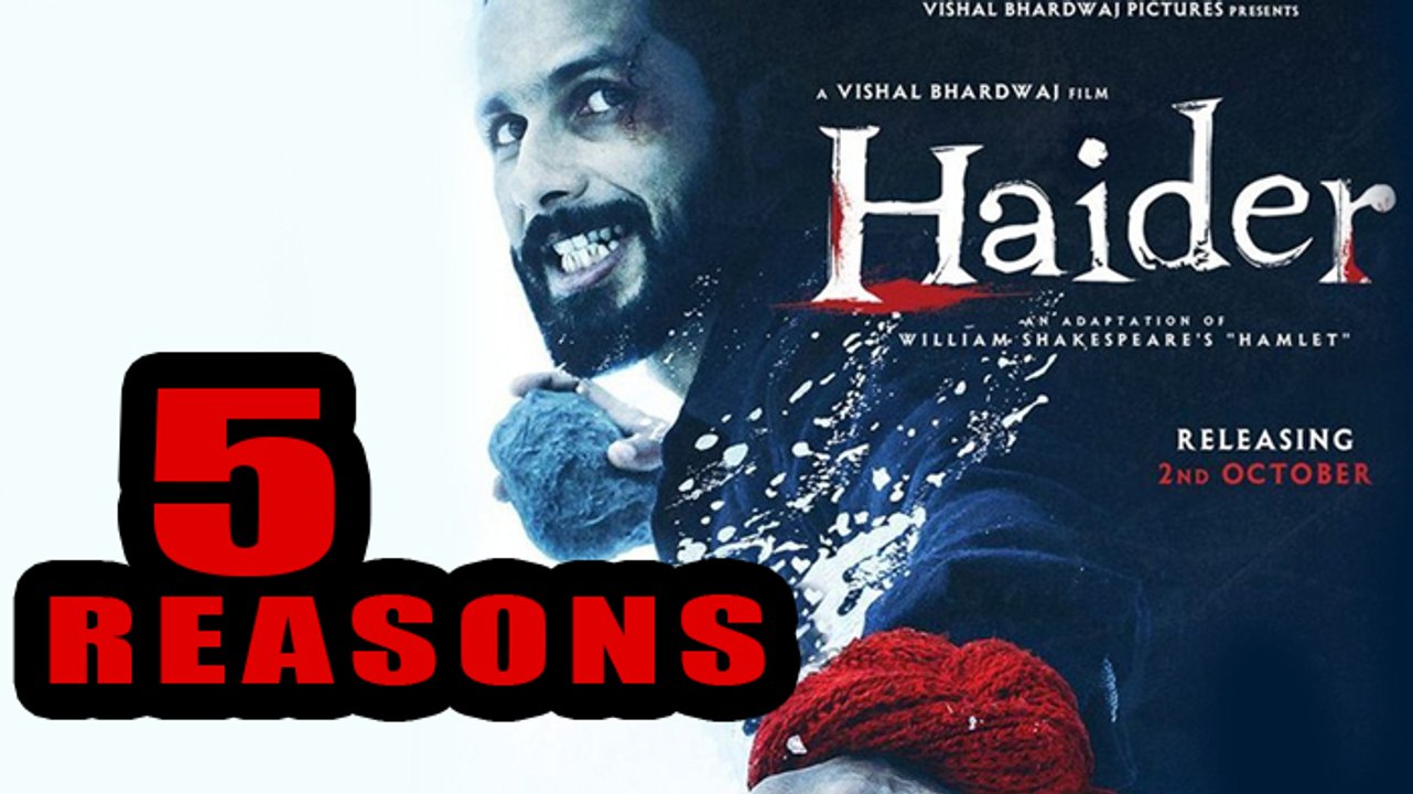 5 Reasons To Watch OR Not To Watch 'Haider'