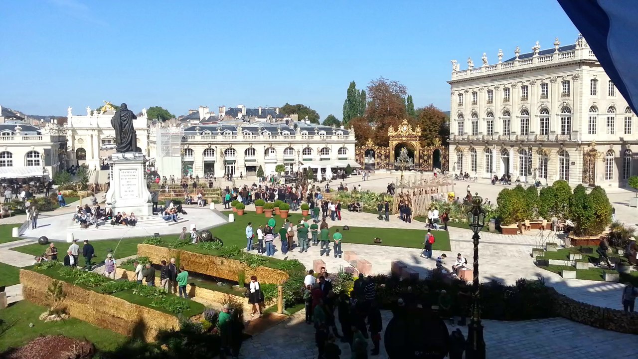 Jardins Ephémères 2014 place Stanislas à Nancy @Radiofrance @fredericbelot