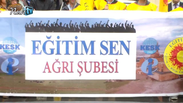 ZANA AYDIN - Ağrı Eğitim Sen 24 Eylül Grevi
