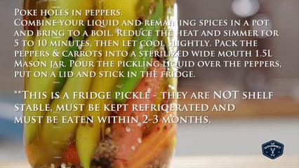 'Quick' Pickled Hot Peppers Recipe