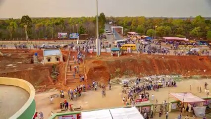 Time laps stadium