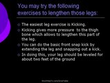 Growing Taller Exercises to Increase Your Height Naturally - Leg Lengthening1