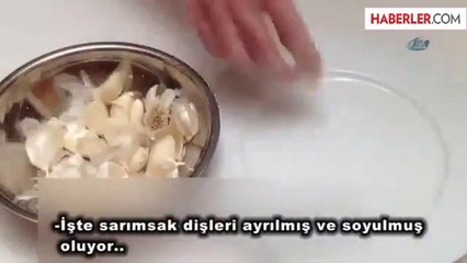 Sarımsak Böyle Soyulur