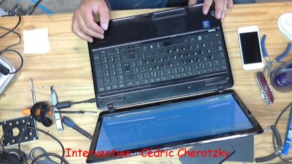 Toshiba Satellite L650D : réparation des charnières, partie 4 sur 4