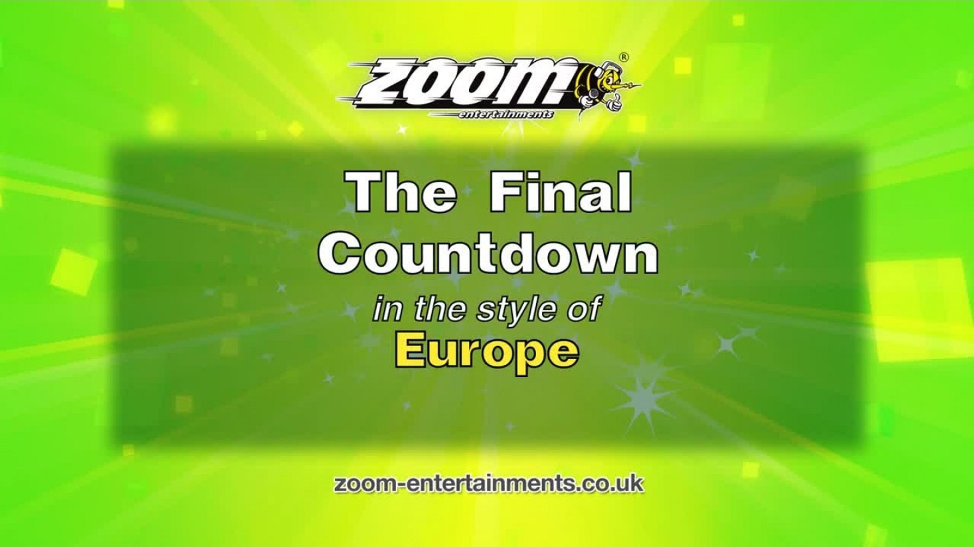 Zoom Karaoke - The Final Countdown - Europe - video Dailymotion