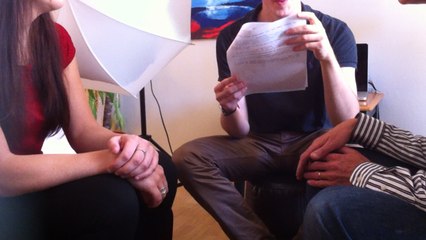 Répétition avant le tournage