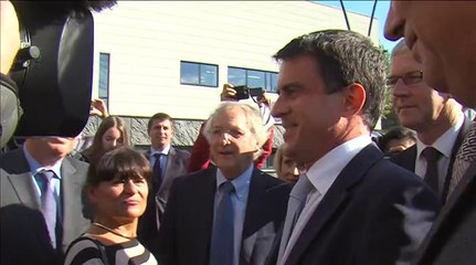 L'arrivée de Manuel Valls au CFA d'Arras