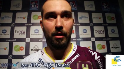 HAND Creteil/Nantes 25-28 Réactions après-match