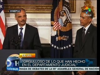 Dimite el fiscal afroamericano Éric Holder