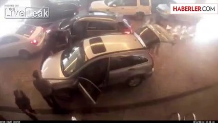 Otomobil Hırsızları Dehşet Saçtı