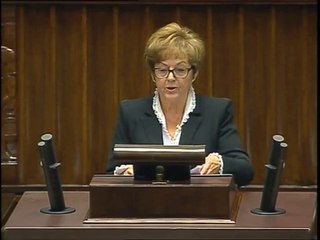 Poseł Maria Zuba - Wystąpienie z dnia 24 wrze�nia 2014 roku.