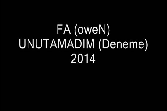 Fatih Aslantaş - Unutamadım 2014 (Deneme)
