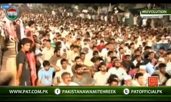 طاہر القادری نے قوم کو بھیڑیوں سے حق چھیننے کا طریقہ سکھایا