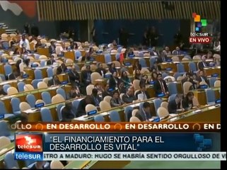 Expone Cerén ante ONU programas de desarrollo aplicados en El Salvador