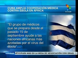 Cuba amplía cooperación médica contra ébola en África