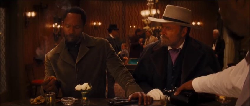Django Unchained - Django vs Django (Franco Nero Parla Con Jamie Foxx)