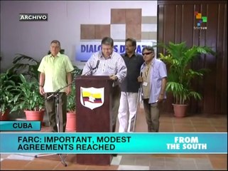 Both sides in Colombian peace talks cite advances