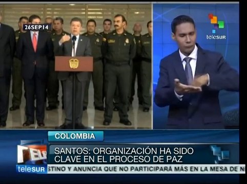 Organización, clave del éxito de Diálogos de Paz colombianos: Santos