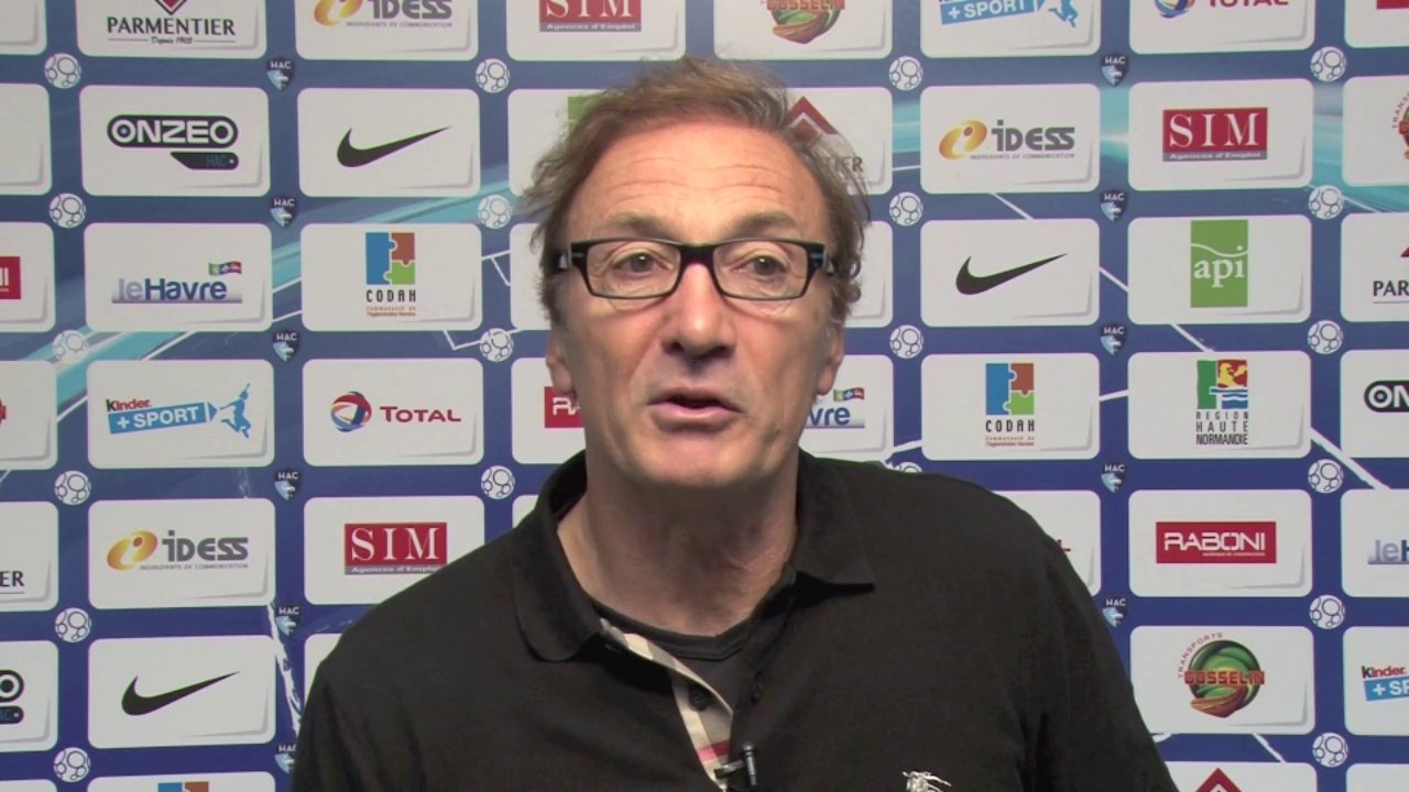 Après HAC - Dijon (1-0), réaction d'Erick Mombaerts