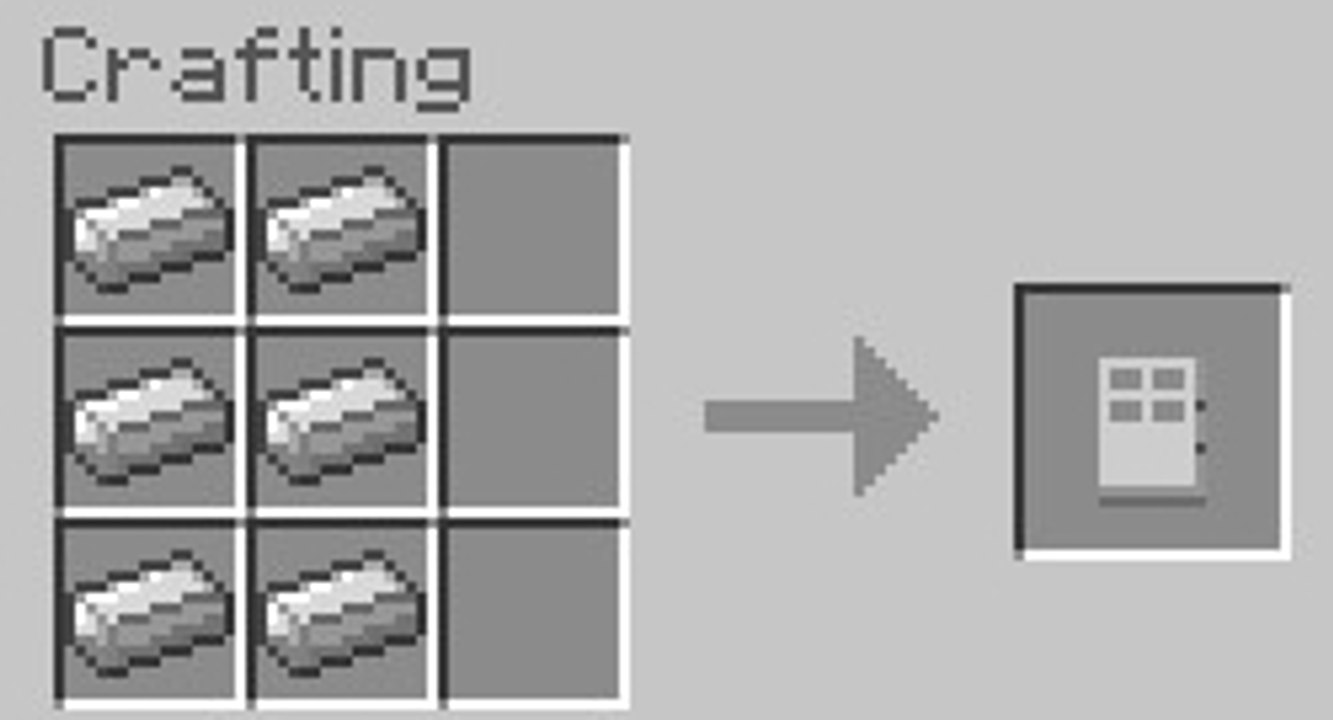 Minecraft Demir Kapı Nasıl Yapılır