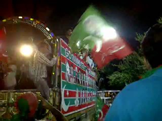 PTI's Go Nawaz Go Rally from Liberty Chowk to Minar e Pakistan Lahore