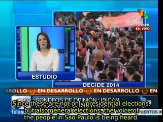 Brazil: Rousseff leading in polls less than 10 days before elections