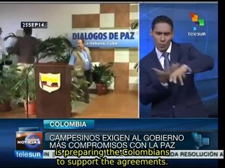 Latest development in peace talks fill Colombians with optimism