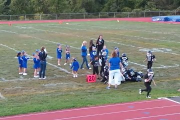 This Pee-Wee Football Team Wins The Game, But Loses To Its Own Banner