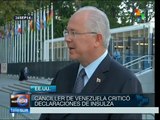 Canciller venezolano criticó declaraciones de Insulza