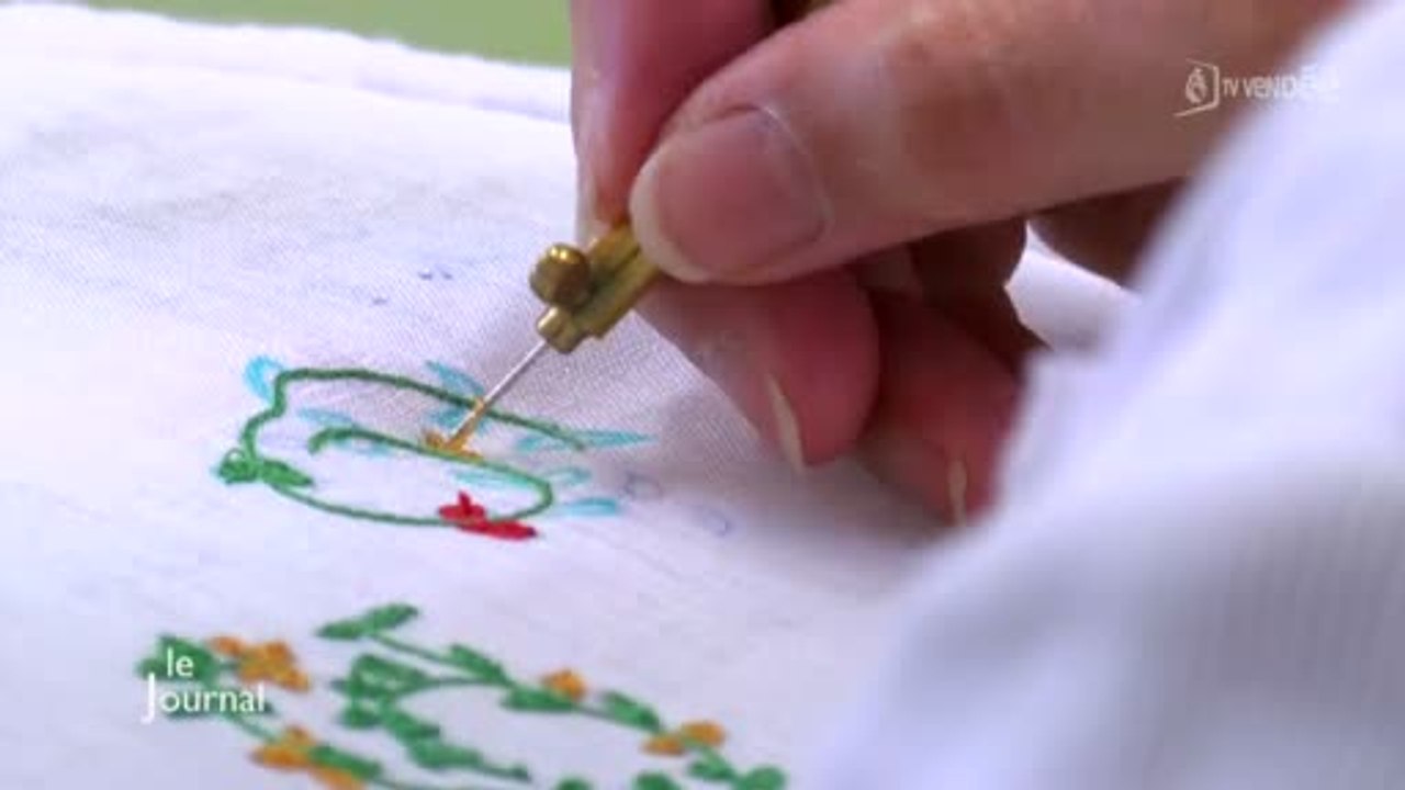 Découverte d'un atelier de broderie d'art à Pouzauges
