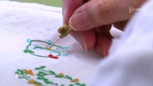 Découverte d'un atelier de broderie d'art à Pouzauges