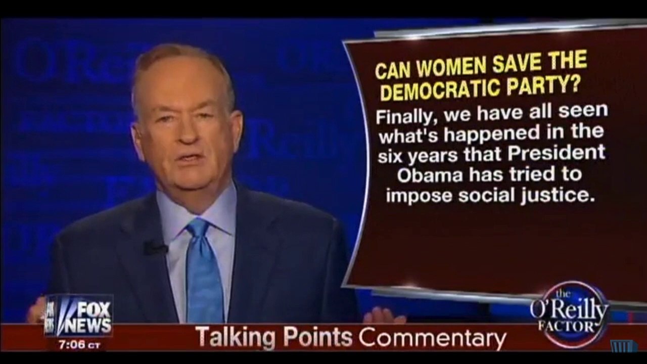 Bill O'Reilly's Shocklingy Sexist Rant
