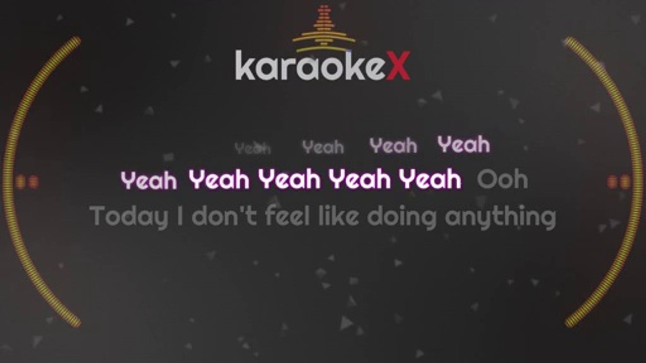 Bruno Mars - The Lazy Song Karaoke Version (KaraokeX) - Video Dailymotion