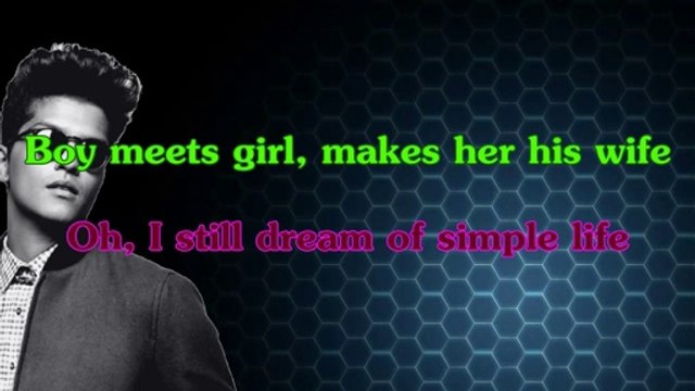 Bruno Mars - Young Girls (Karaoke & Instrumental) with lyrics - Video Dailymotion