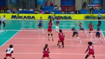 JAPAN 3X0 CUBA SET 2 - VOLLEYBALL WOMEN'S WORLD CHAMPIONSHIP ITALY 2014