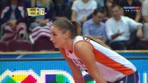 USA 3X0 NEDERLAND SET 1 - VOLLEYBALL WOMEN'S WORLD CHAMPIONSHIP ITALY 2014