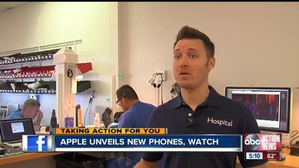 Apple unveils new phones, watch