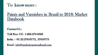 Paints and Varnishes in Brazil Market