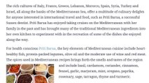 The Far-Reaching Flavours of Mediterranean Cuisine - Priti Barua