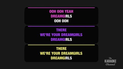 Dreamgirls in the Style of _Beyoncé, Jennifer Hudson & Anika Noni Rose_ with lyrics (no lead vocal)