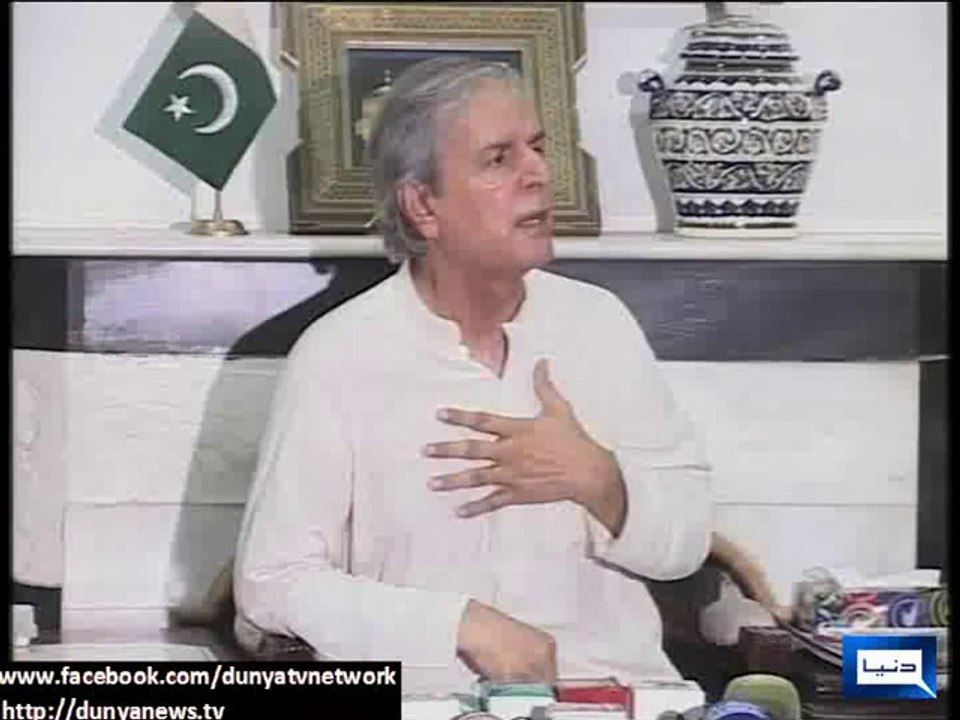 Imran Khan’s Sit-in Has Become Drama:- Javed Hashmi