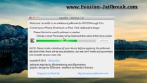 Télécharger gratuitement untehered évasion 1.0 jailbreak iOS 8.0.2 pour iPhone , iPad , iPod