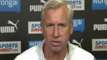 Pardew under pressure : Newcastle boss Alan Pardew insists he's not concerned over rumours his job is under threat.