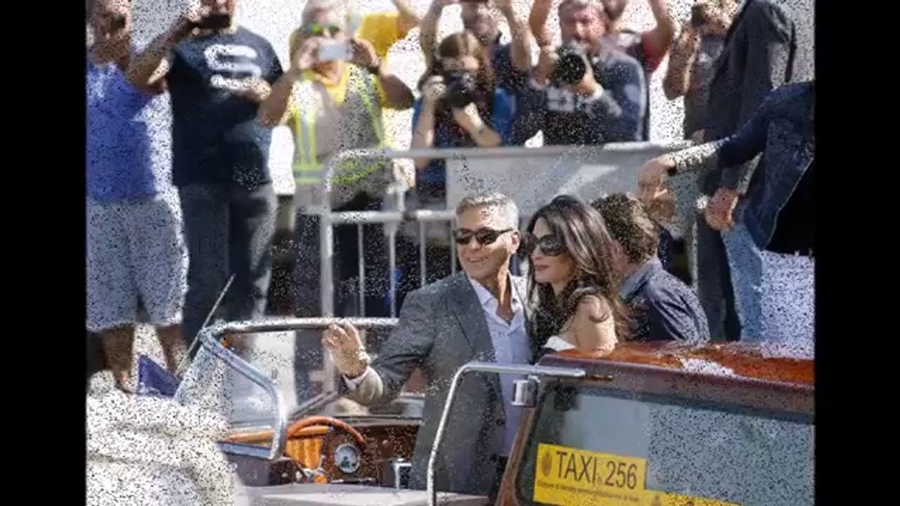 George Clooney and Amal Alamuddin are joined by their celebrity pals as they prepare for wedding