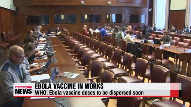 WHO Ebola vaccine doses to be dispersed soon