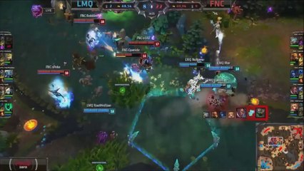 Fnatic | Rekkles - Lucian pentakill vs LMQ