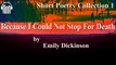 Because I Could Not Stop For Death by Emily Dickinson Poem Free Audio Book Short Poetry 1