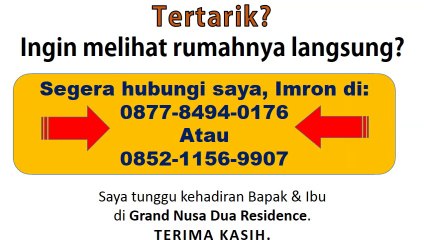 Grand Nusa Dua Residence - Perumahan Grand Nusa Dua Jatiasih