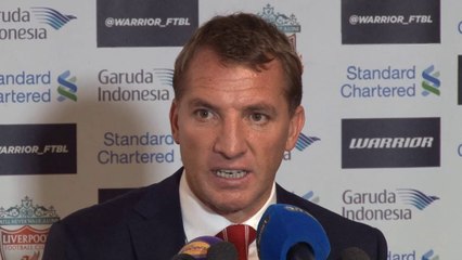 Brendan Rodgers: "Fuimos mejor equipo"